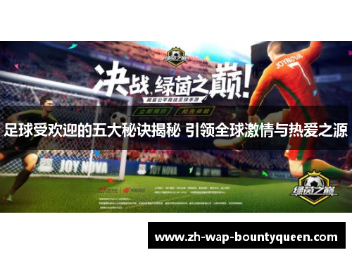 足球受欢迎的五大秘诀揭秘 引领全球激情与热爱之源 足球受欢迎的五大秘诀揭秘 引领全球激情与热爱之源