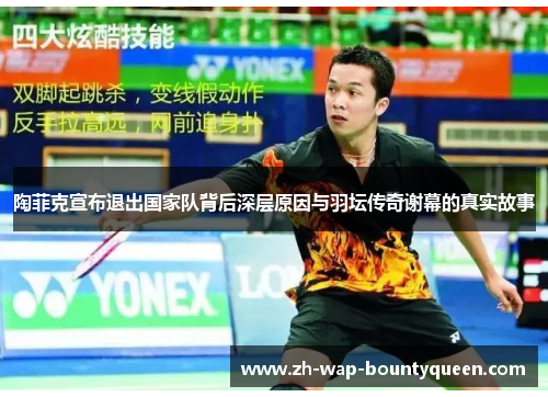 陶菲克宣布退出国家队背后深层原因与羽坛传奇谢幕的真实故事